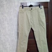 Брендовые новые коттоновые мужские брюки-слаксы р.38-30