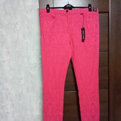 Новые брендовые коттоновые летние брюки р.14-16.