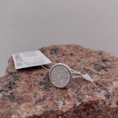 Ніжна срібна каблучка 17.5