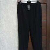 Новые брендовые брюки-карго на резинке р.14-16.