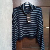 Новый брендовый теплый свитер оверсайз р.L(16-20).