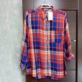 Новая брендовая вискозная рубашка р.16.