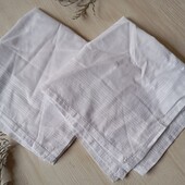 Якісна носова хустинка біла велика