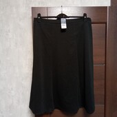 Новая брендовая трикотажная юбка-шестиклинка р.16