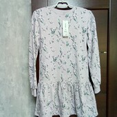 Розпродаж!!! Новое брендовое теплое флисовое платье-туника р.12-13лет