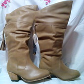 Фірменні Нові шкіряні чобітки утеплені флісом роз .38 Демі і зима. Багато різних лотів.