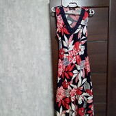 Розпродаж!!! Брендовое новое красивое льняное платье р.10-12.