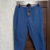 Новые брендовые коттоновые джегинсы(длина 7/8) р.20-22.