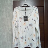 Брендовая новая красивая трикотажная кофточка-реглан р.22-24.