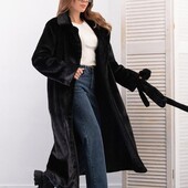 Шуба зі штучного хутра під мутон р.M