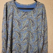 Лонгслив абстрактный принт