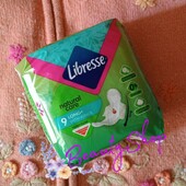 Прокладки женские гигиенические Libresse Натуральная забота с экстрактами ромашки и алоэ вера 9 шт
