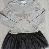 нарядное красивое платье!!! низ фатин!!! на девочку рост 116/122 см