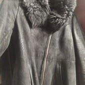 Коротка натуральна шубка, розмір м-л