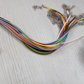 Основа для намиста з карабіном та дод. ланцюжком. колір на вибір