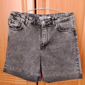 Шорти джинсові фірмові, з високою посадкою, р 30, в ідеалі