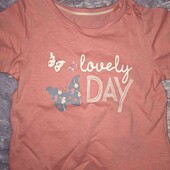 милая качественная футболка от Lupilu