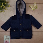 Дитяча тепла демісезонна курточка 3-6 міс george осіння весняна демі куртка для хлопчика