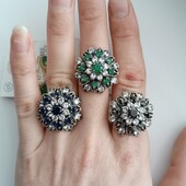 Шикарні королівські срібні каблучки