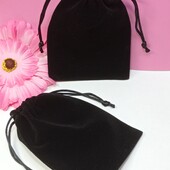 Бархатные мешочки для украшений. Готовим подарочки родным и близким! Размер 12,5*9 см.