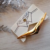 Зажим для краватки золотистий