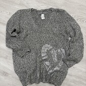 Актуальний светр від Ashley Brooke, розмір L. 50% бавовна.