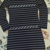 Платьишко весна - осень с камушками