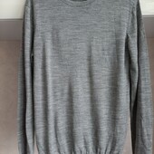 Вовняний сірий джемпер р.хс