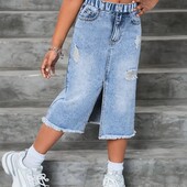 Стильна джинсова спідниця на дівчинку 13-15 р. +160 зріст