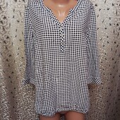 Сорочка жіноча в клітинку.віскоза.ог 118
