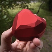 Футляр серце для Кольє, коробочка для сережок, футляр для пропозиції, скринька для браслета LED