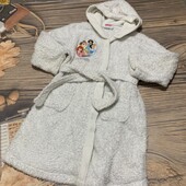 Плюшевый халат на 7/8 лет