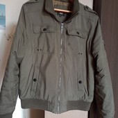 Скидка 50,%! Стильная теплая фирменная куртка Yes Or No. размер L