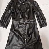 Сукня із екошкіри