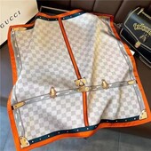 Платок стильный трендовый Искусственный шелк 70*70 см арт 20