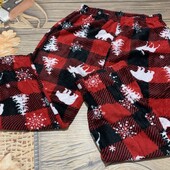 Плюшевые пижамные штаны размер ХЛ