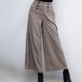 Стильны трендові брюки кюлоти, S