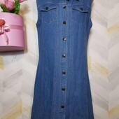 Платье миди джинсовое коттон р 14 Defile Lux