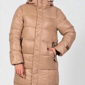 Жіноча утеплена куртка пальто єврозима