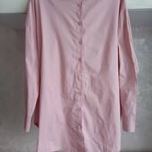 Сорочка в пастельно рожевому з бавовни