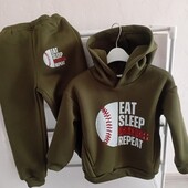 Дитячий теплий костюм на флісі, 3-4 роки, зріст 92-104