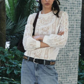 Шкіряний ремінь із тваринним принтом zara