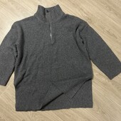 Теплий подовжений светр, р.14 в гарному стані