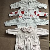 Чоловічки 56 розмір (5 шт) на дівчинку