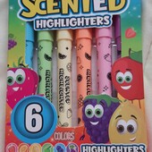 набір маркерів 6 шт ароматизовані