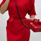 Женское платье красного цвета р.М,L