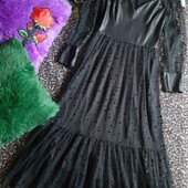 Женское длинное нарядное платье