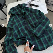 ❄️ Красива трендова картата сорочка/ в лоті відмінок як на 2 фото