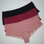 Комплект котонових трусиків з мереживом esmara xxxl