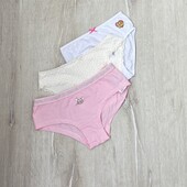 Primark.Набір трусиків 3 шт для дівчинки 134 см (6/7 років)
